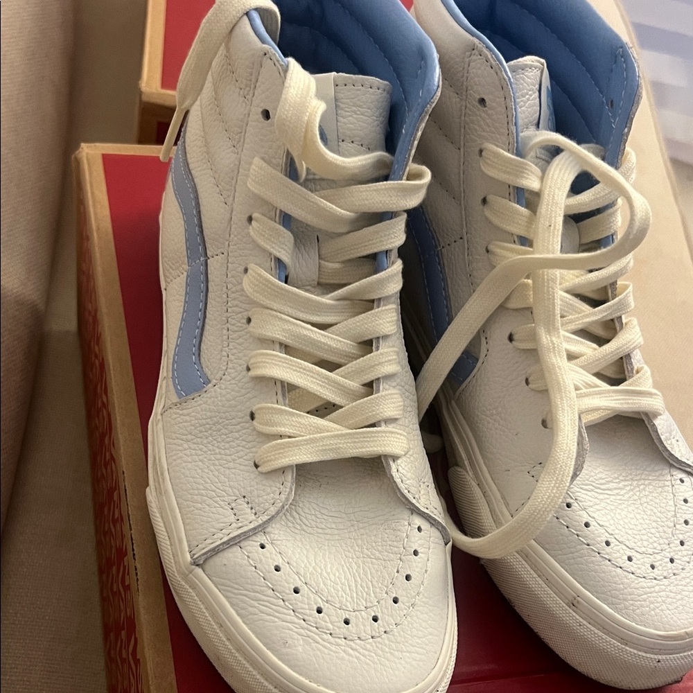 Vans White High-Top Sneakers
